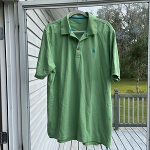 Mens Izod Polo Shirt, Short Sleeve, Large Tall, Spring Green